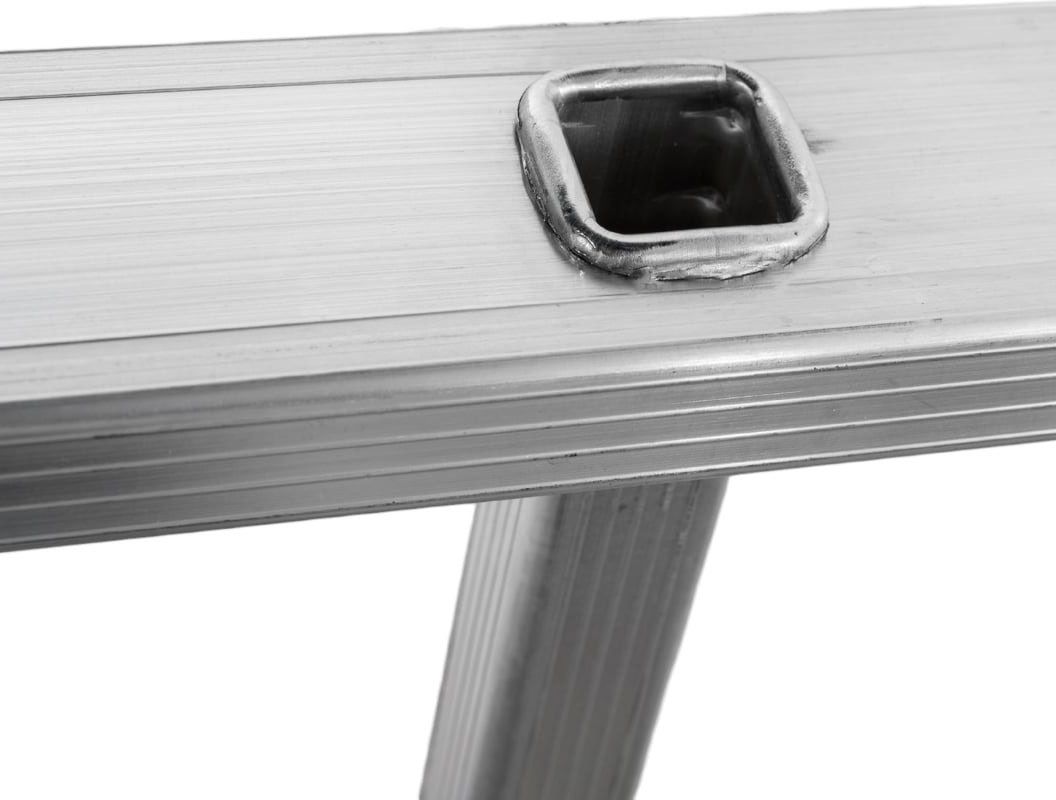 Лестница односекционная "СТАНДАРТ" 1×9, алюминий - фото